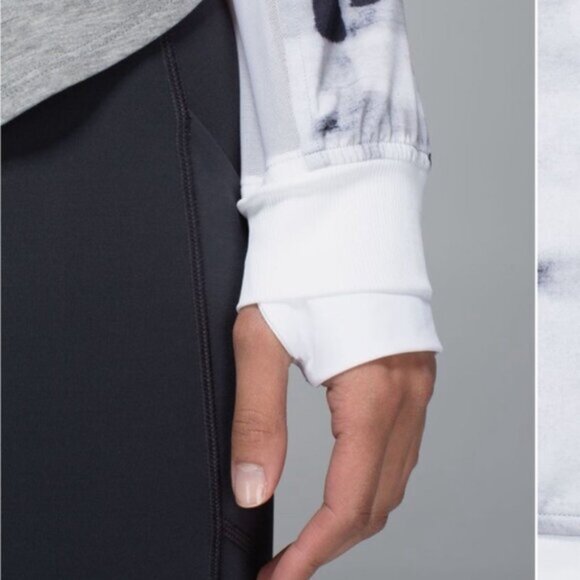 Lululemon Noir Jacket IIGhost Weave White Black / White - Picture 7 of 14